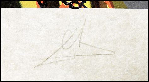 salvador dali signature authentication mo
